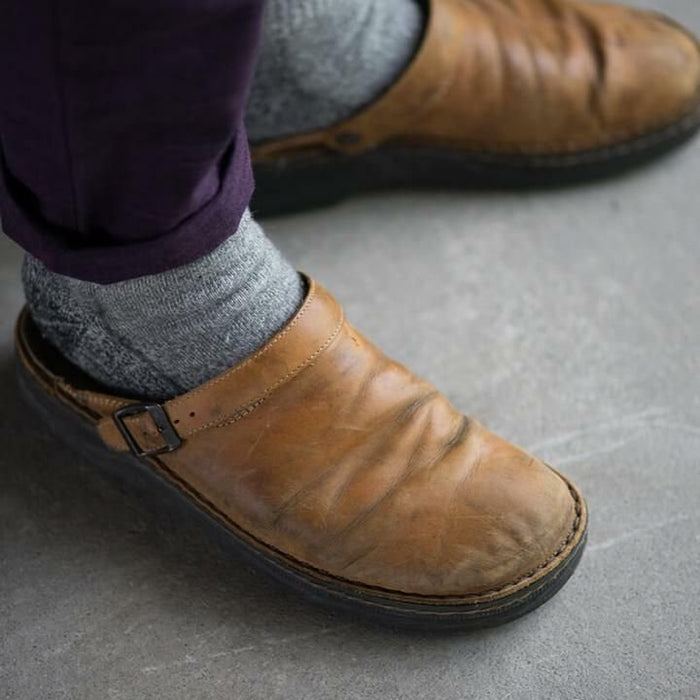 Buckled Comfort Mules