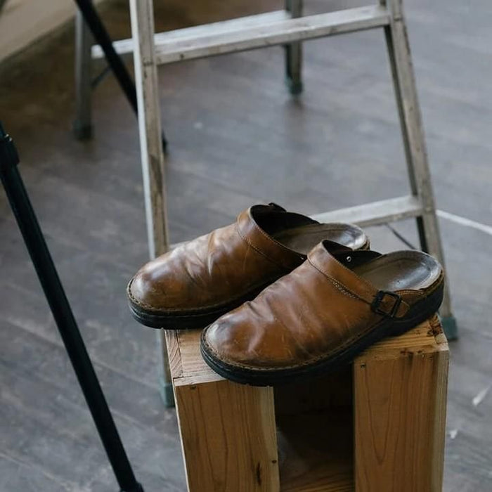 Buckled Comfort Mules