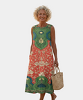 Caliope | Bohemian Midi Dress