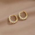 Camila | Gold-Plated Viktorie-lena Earrings with Delicate Texture