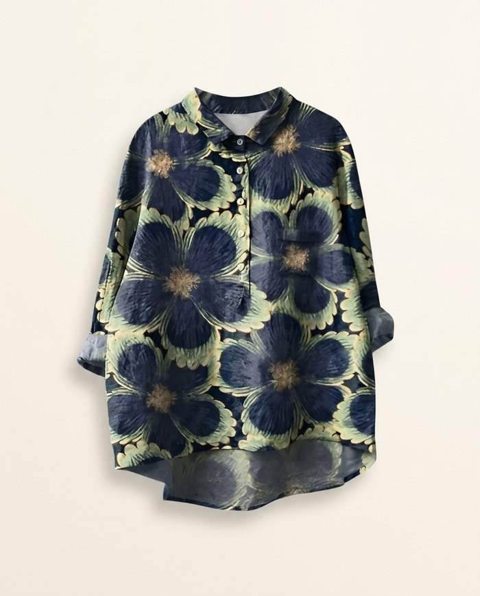 Camille | Linen Elegant Summer Blouse