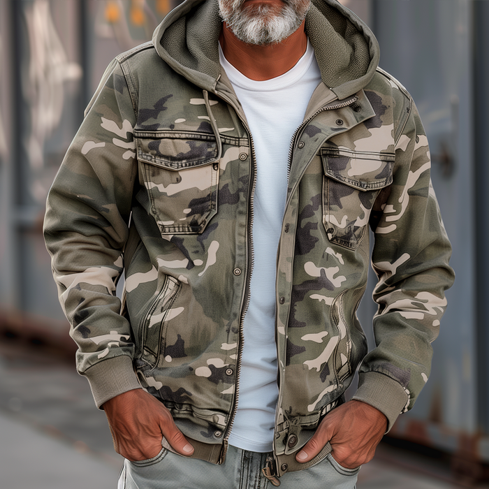 Camouflage Cargo Jacket