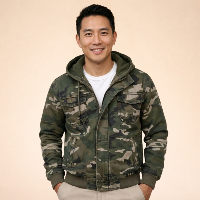 Camouflage Cargo Jacket