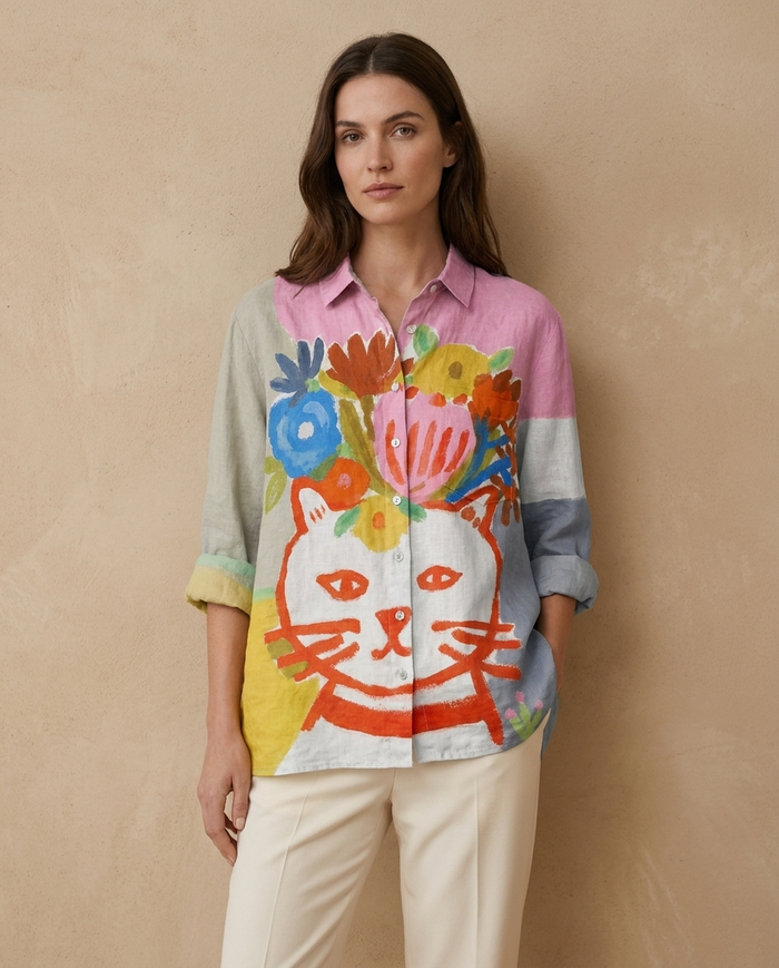 Capucine | Linen Elegant Summer Blouse