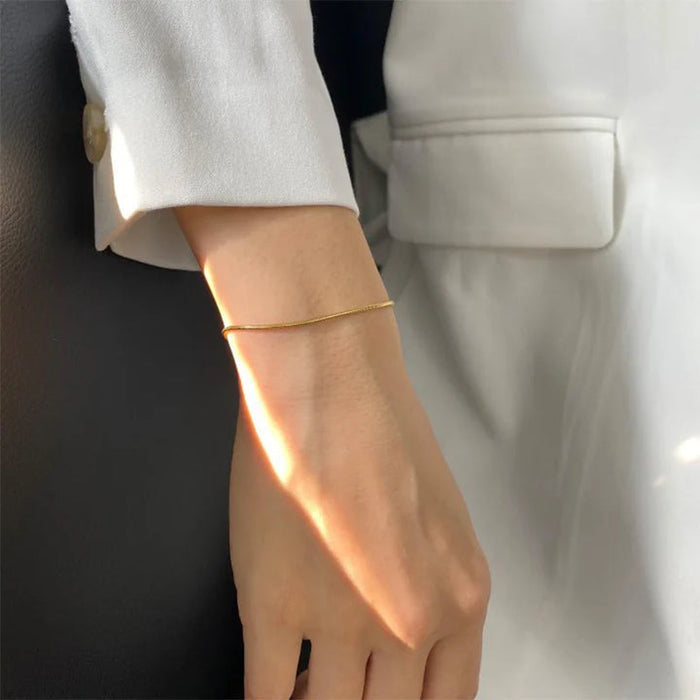Carina | Gold-Plated Bracelet with Brilliant Structure