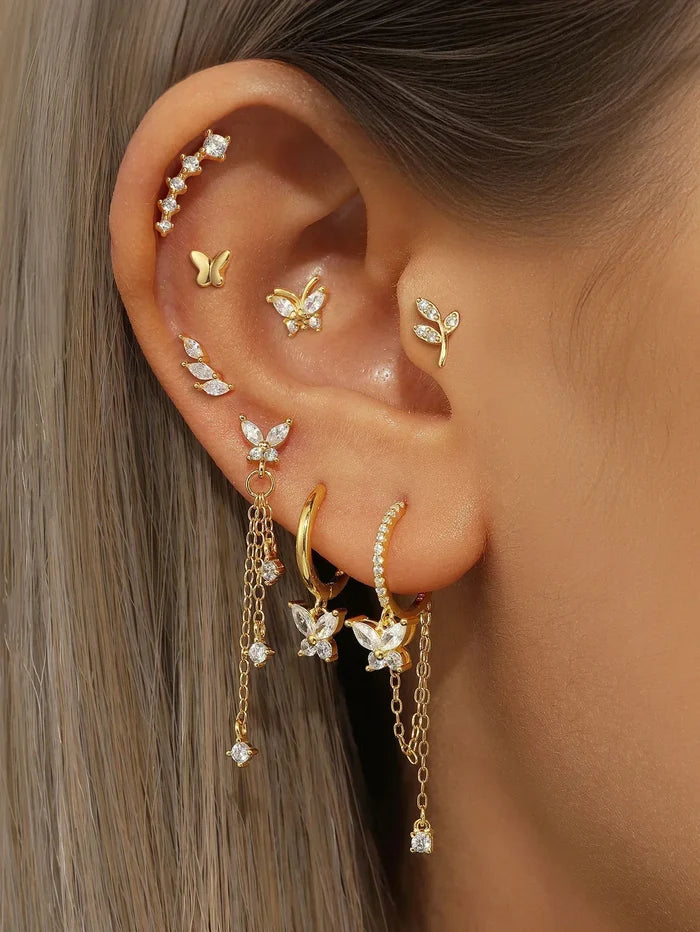 Carina | Gold-Plated Earrings with Delicate Shine