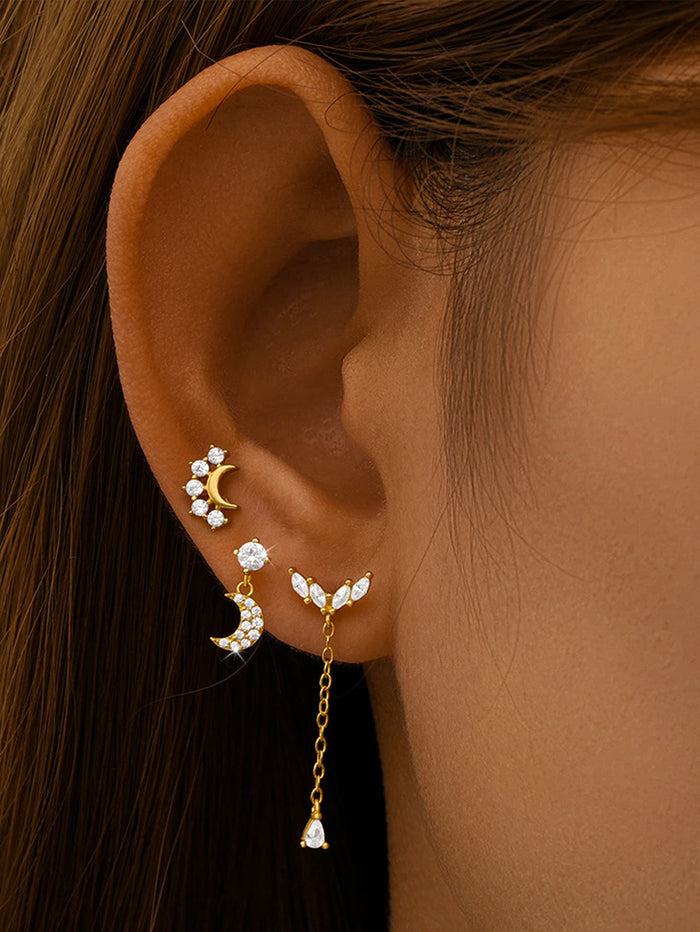 Carla | Gold-Plated Earrings with Delicate Curve