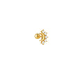 Carla | Gold-Plated Earrings with Delicate Curve