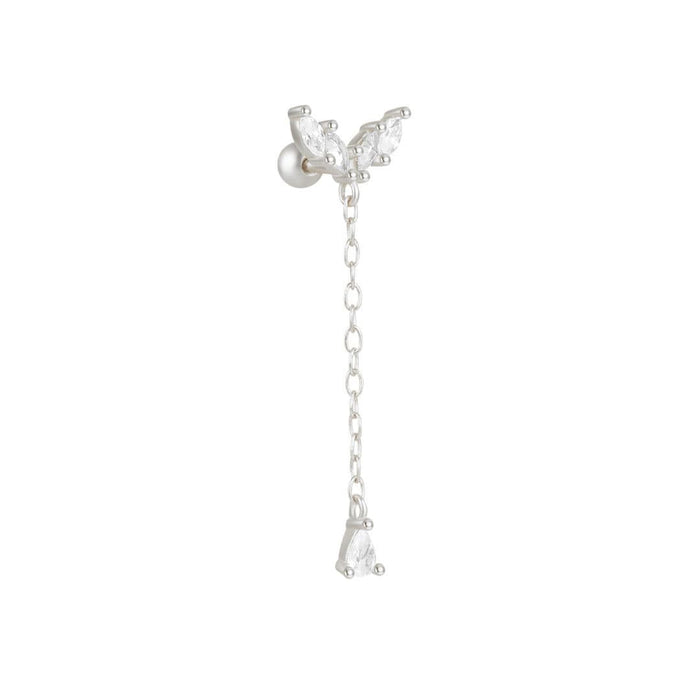 Carla | Gold-Plated Earrings with Delicate Curve