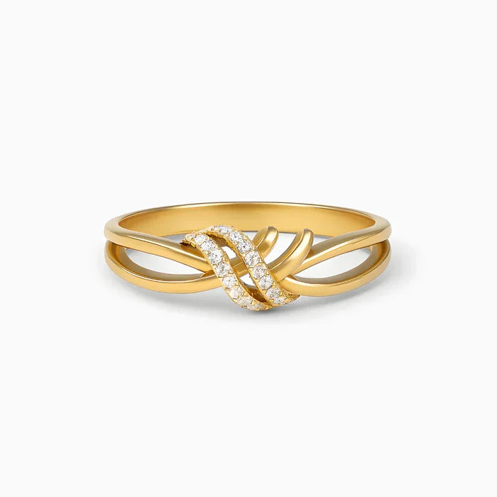 Carla | Gold-Plated Interlaced Grace Ring