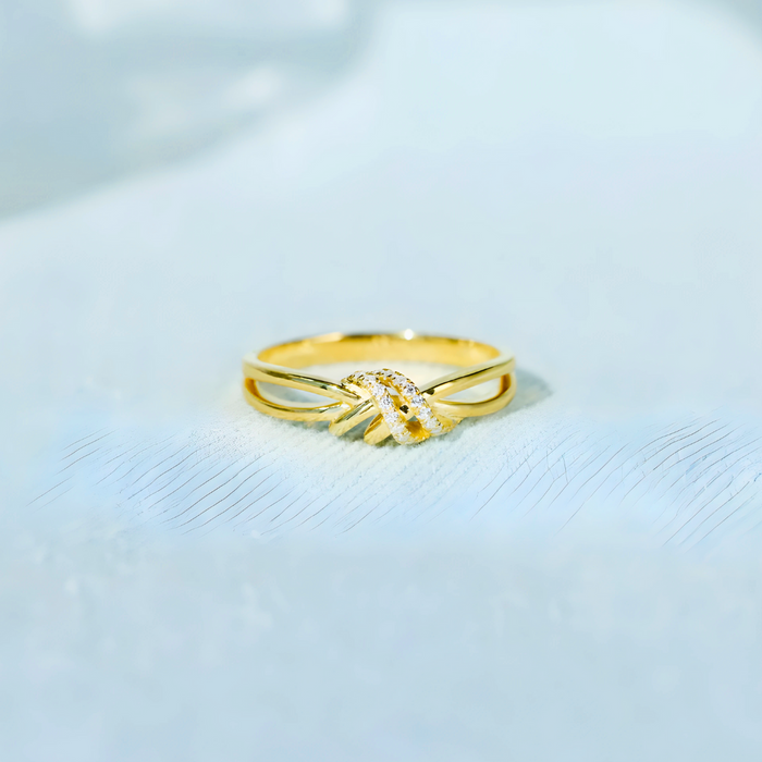 Carla | Gold-Plated Interlaced Grace Ring