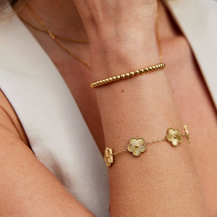 Carla | Gold-Plated Luck Bracelet