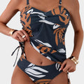 Carmen | With Printed Tropical Leaf Bikini