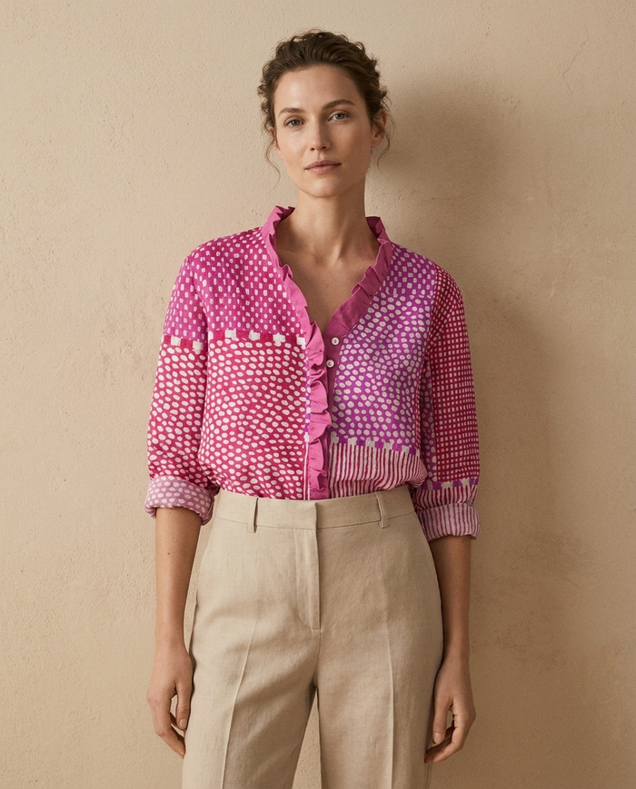 Cassandra | Linen Elegant Summer Blouse