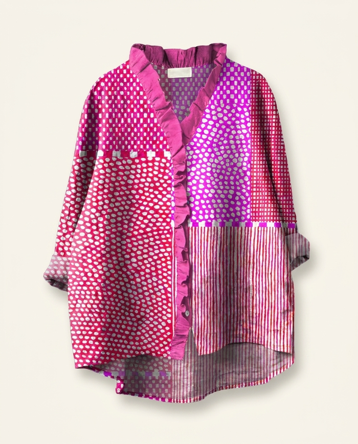 Cassandra | Linen Elegant Summer Blouse