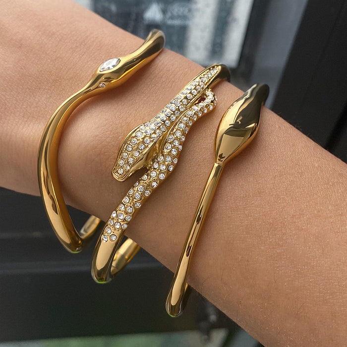 Cassian | Gold-Plated Veyne Bracelets Set