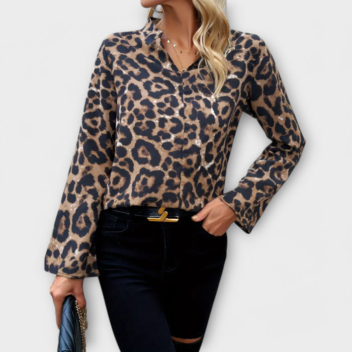 Catarina | Blouse Casual Leopard Print