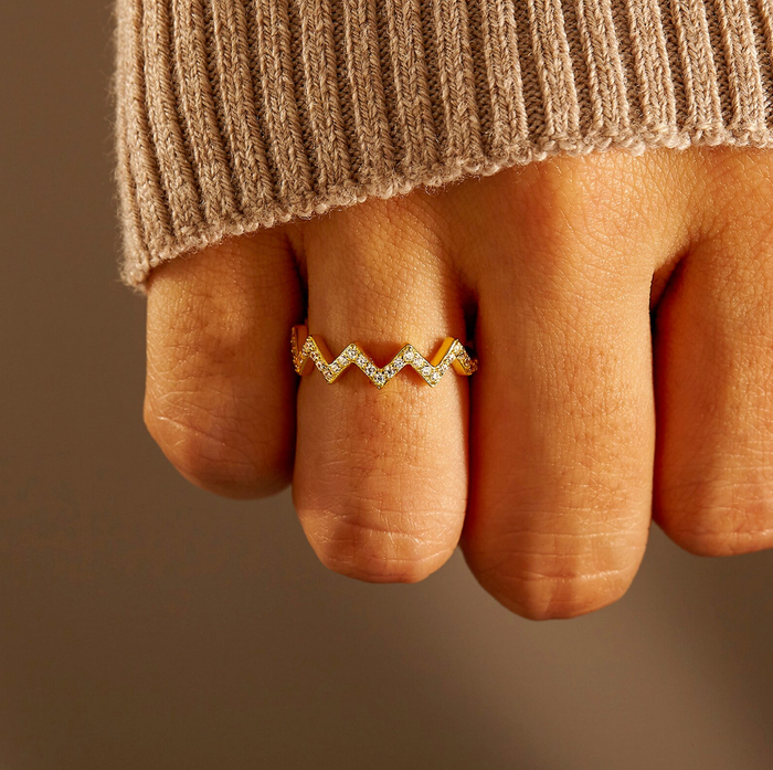 Celia | Gold-Plated Soul Crown Ring