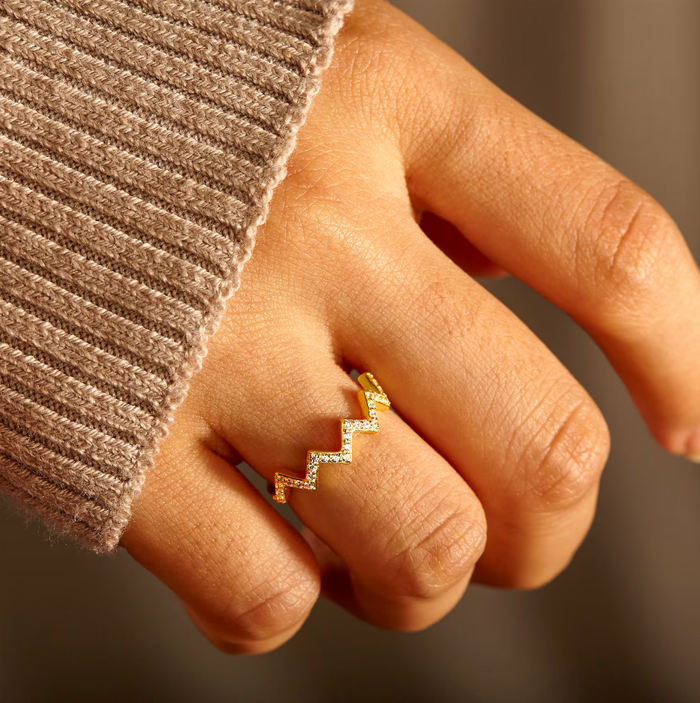 Celia | Gold-Plated Soul Crown Ring