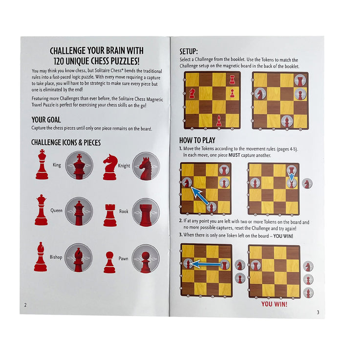 Chess solitaire | magnetic