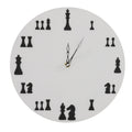 Chess Wall Clock | Round | Wood