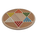 CHINESE CHECKERS | 42 cm | Solid Wood with Cork Inlays | Marbles