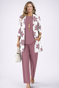 Christine | Rose Floral Three-Piece Set