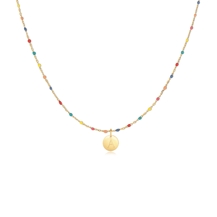 Clara | Gold-Plated ABC Letters Necklace