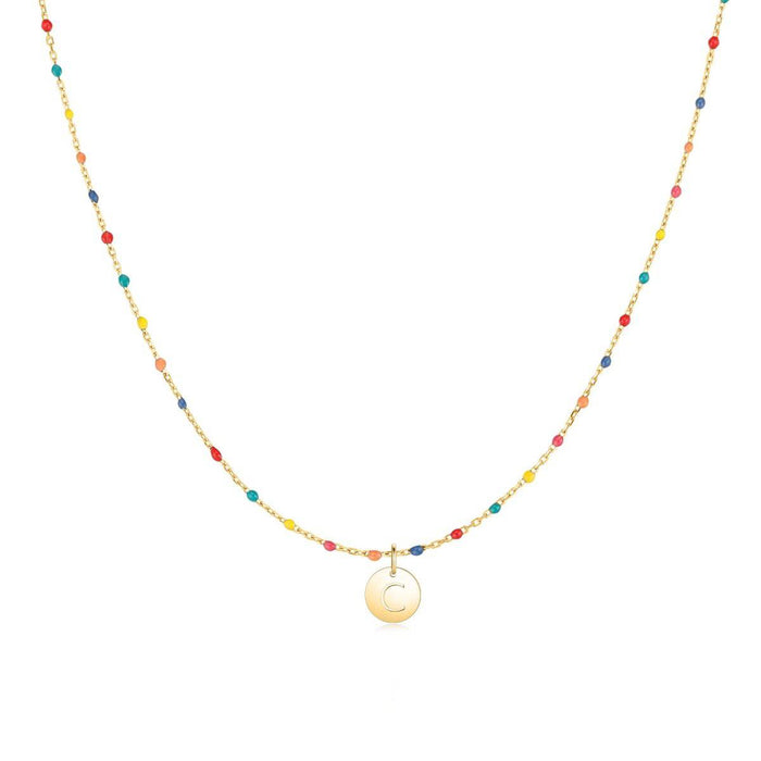 Clara | Gold-Plated ABC Letters Necklace