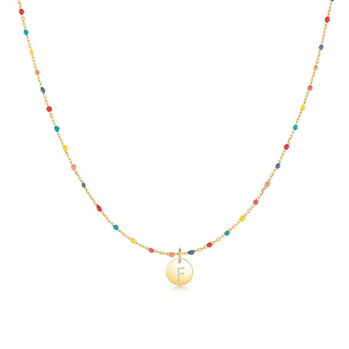 Clara | Gold-Plated ABC Letters Necklace