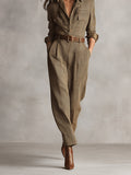Clarisse | Jumpsuit Check with Details