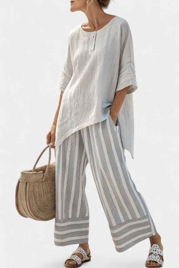 Clarisse | Set Blouse Asymmetric