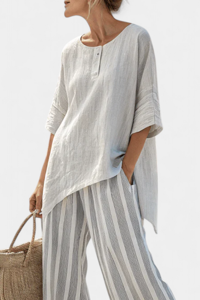 Clarisse | Set Blouse Asymmetric