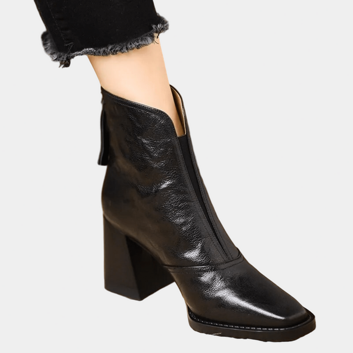 Claudia | Ankle Boots Luxury with Heel Mid