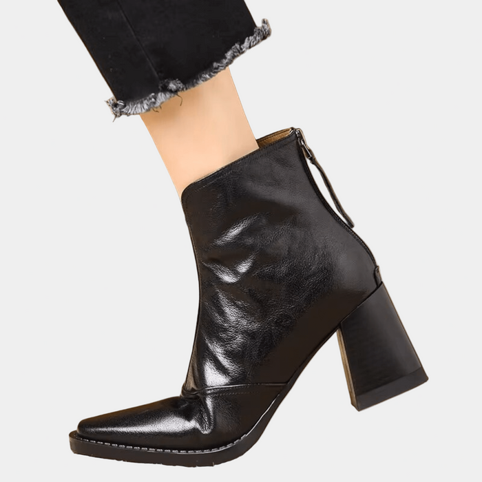 Claudia | Ankle Boots Luxury with Heel Mid