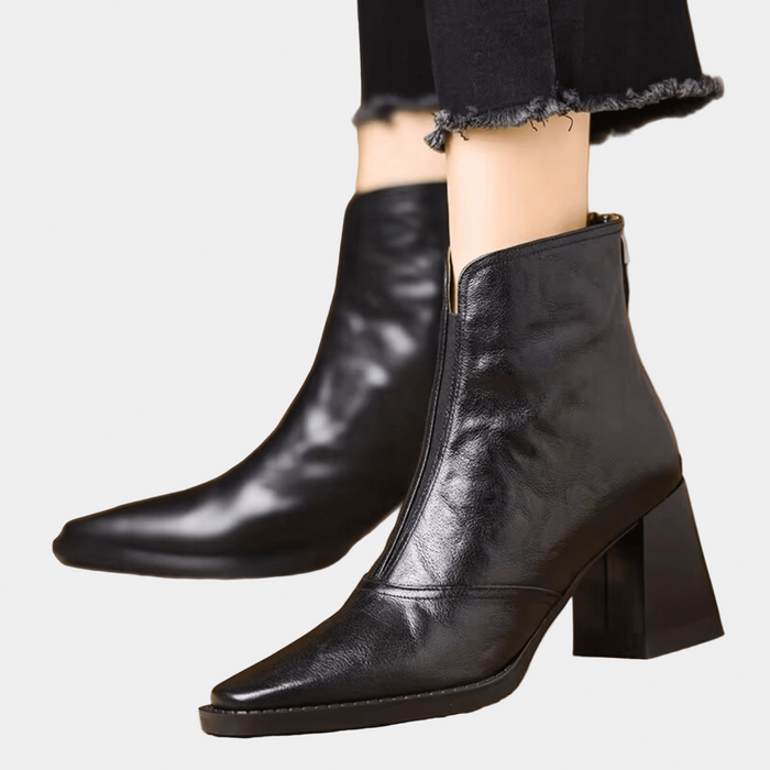 Claudia | Ankle Boots Luxury with Heel Mid