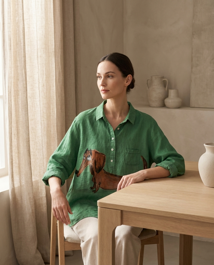 Cloe | Linen Elegant Summer Blouse