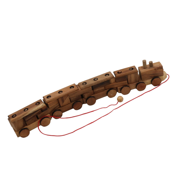 CONSTRUCTION TRAIN | 29 cm | Solid Wood
