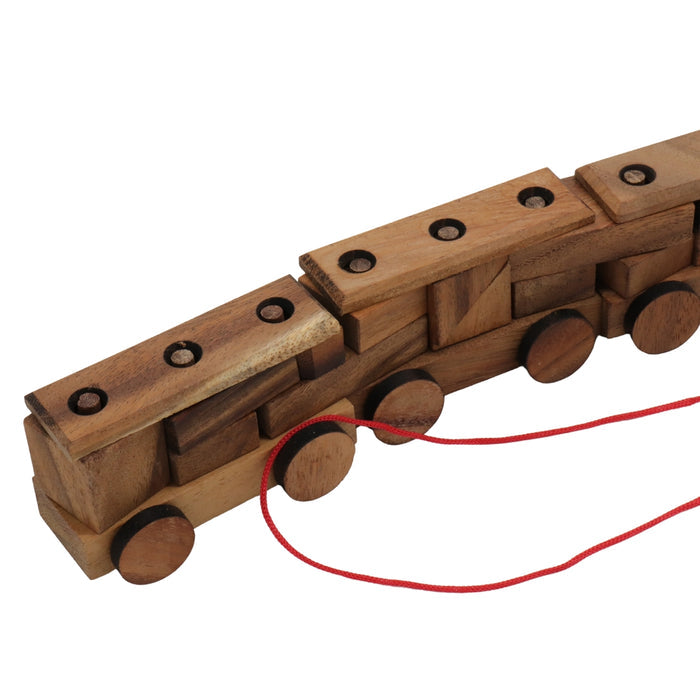 CONSTRUCTION TRAIN | 29 cm | Solid Wood