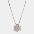 Cora | Crystal Necklace with Snowflake