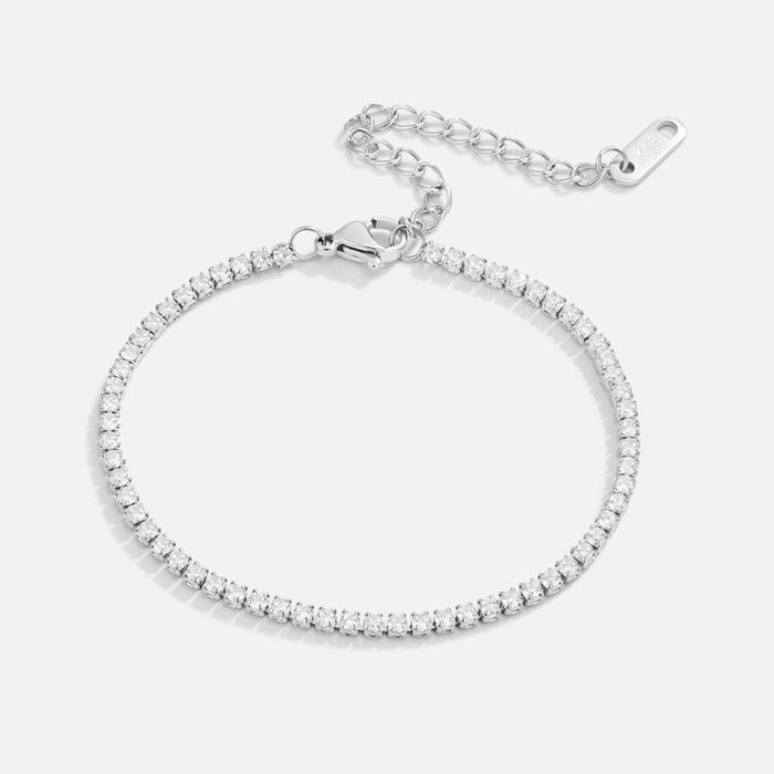 Cordelia | Silver Tennis Bracelet