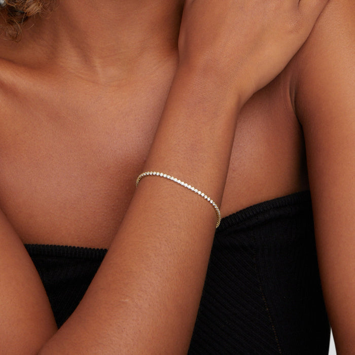 Cordelia | Silver Tennis Bracelet