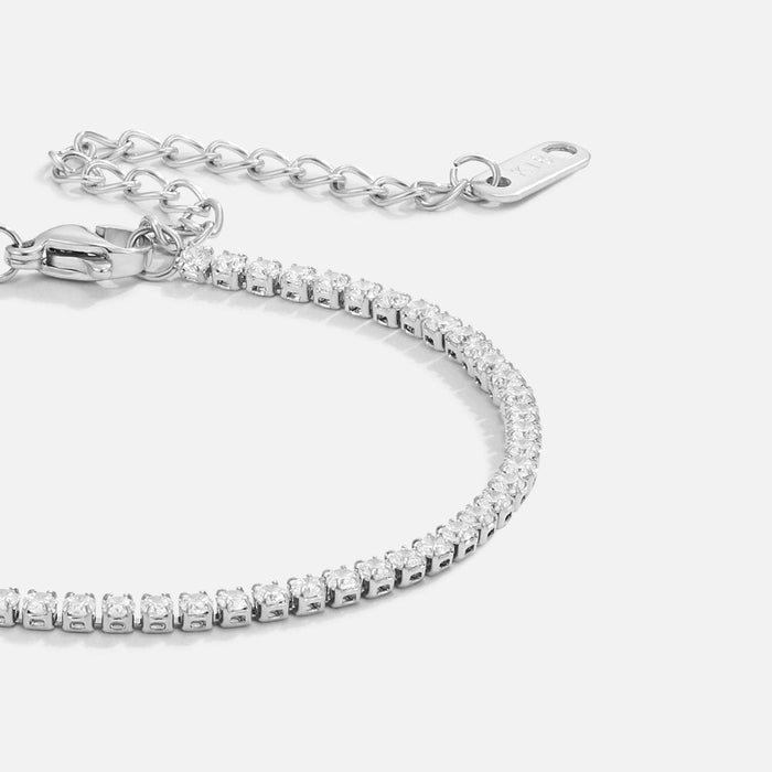 Cordelia | Silver Tennis Bracelet