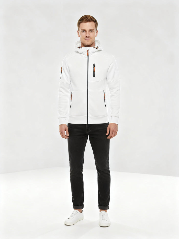 Cotton Zip-Up Hoodie