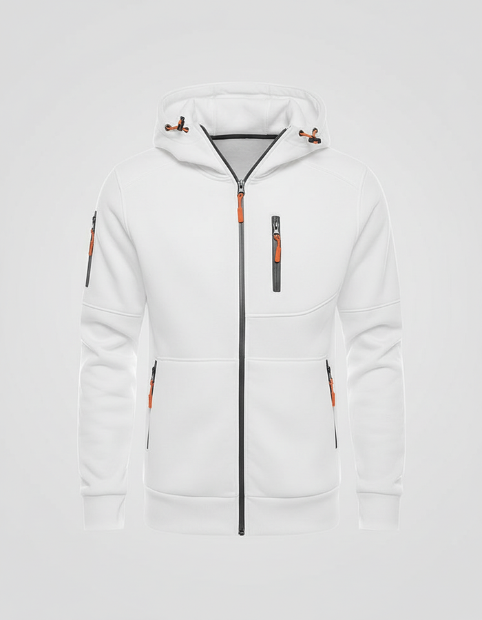 Cotton Zip-Up Hoodie