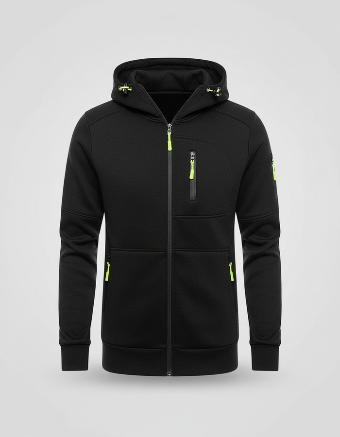 Cotton Zip-Up Hoodie
