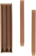 Creative co op- Unscented Hobnail Taper Candles, Set of 2 Cappuccino