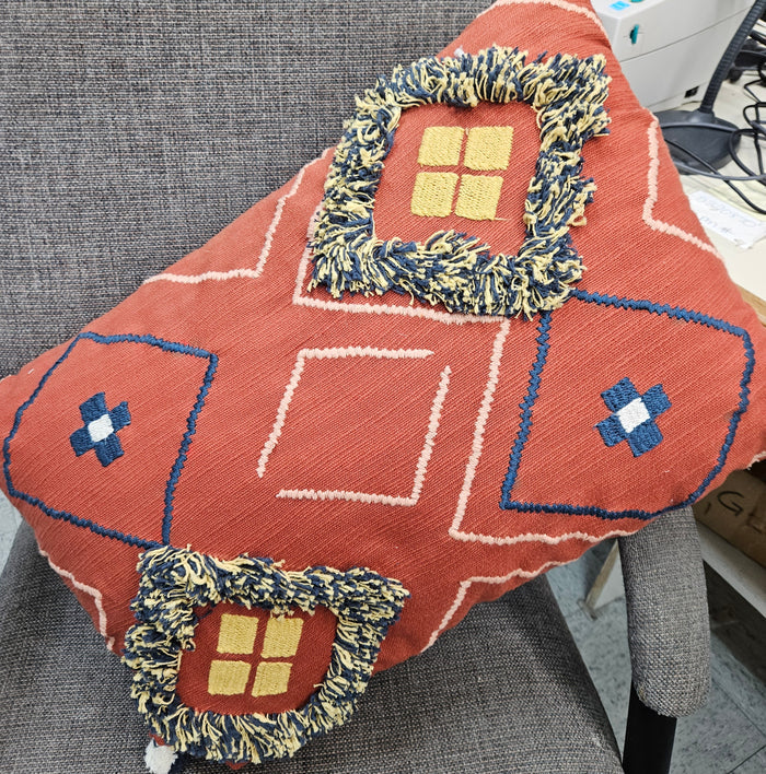 Creative Co-op | Cotton Pillow Red