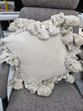 Creative Co-op| Pillow w Tassels Grey