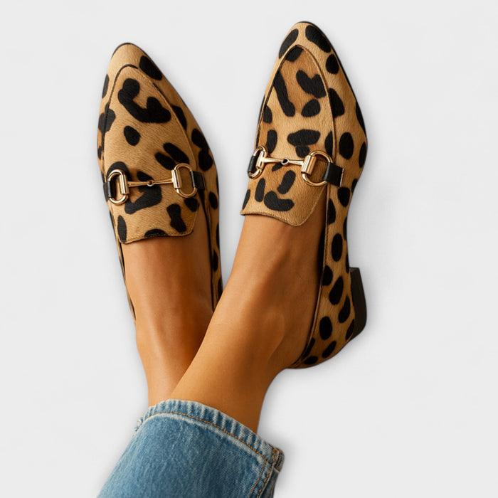 Crisula | Loafers with Buckle Metallic